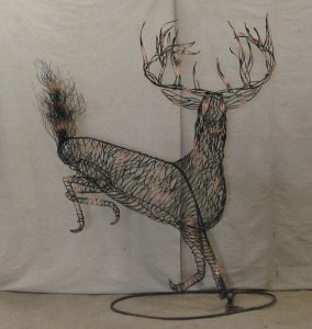 Deer  -  7 feet 8 inches high and 6 feet 5 inches long.