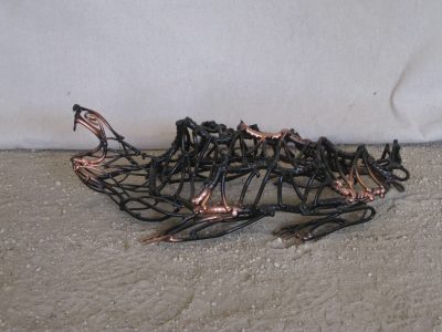 Snapping Turtle - about 7 inches high and 21 inches long.