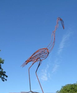Flamingo  -  4 feet 6 inches high.